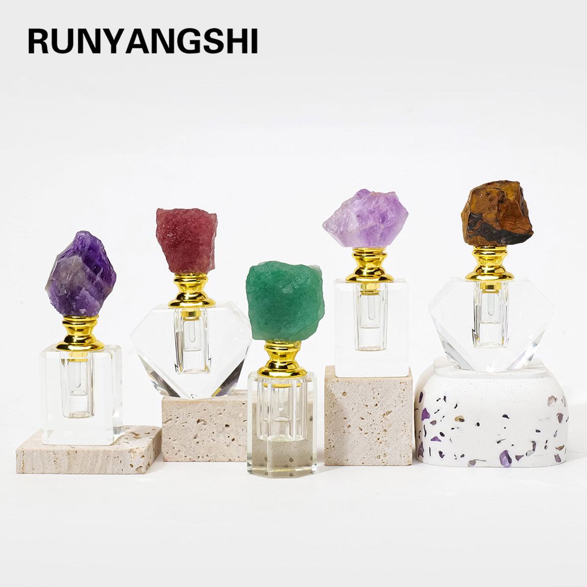 Perfume Fragrance Machine - 1 шт., натуральный аметист, кристаллический кластер,