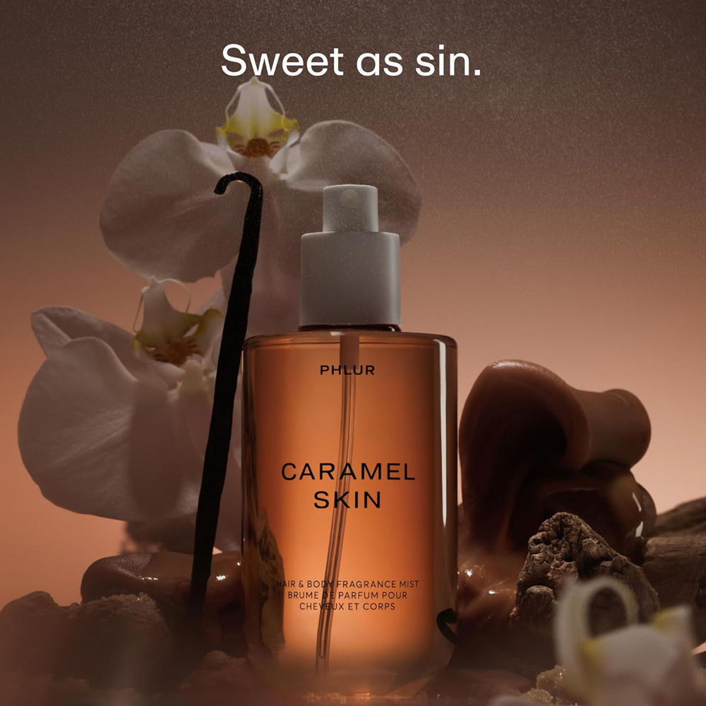 Perfume Fragrance Hair Spray - PHLUR Caramel Skin Body Mist, 8