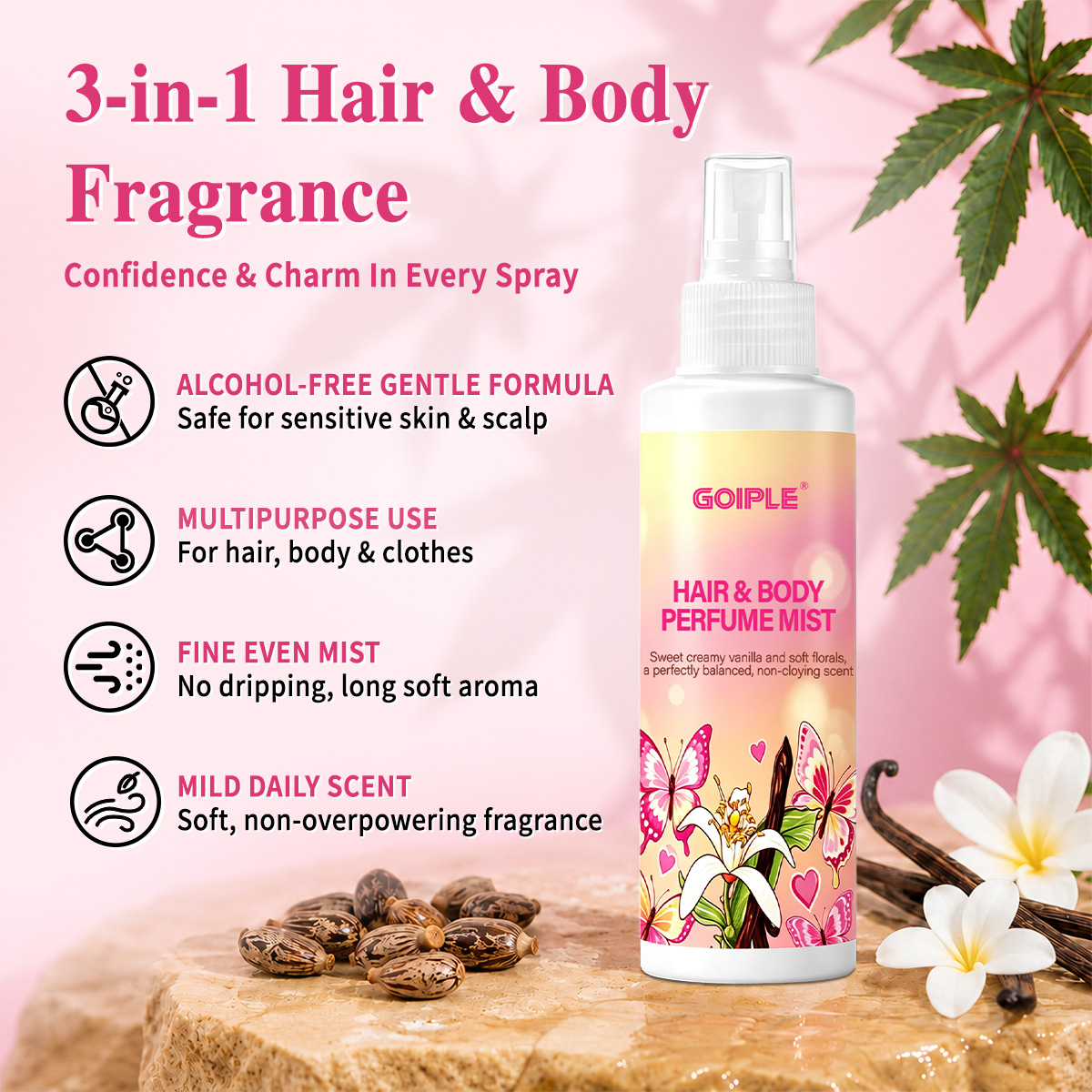 Парфюмированный спрей для воло – обзор и цена Perfume Fragrance Hair Spray
