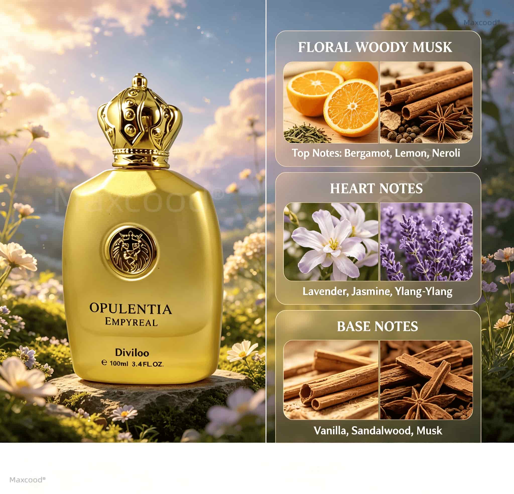 Цветочные, древесные и мускусн – обзор и цена Fragrance Perfume Note